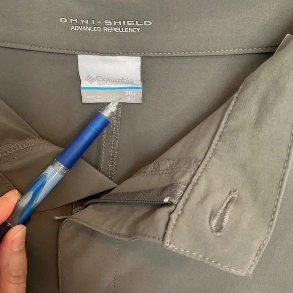 Columbia PFG Performance Fishing Gear Men’s Shorts Size 38 Gray - Picture 7 of 10